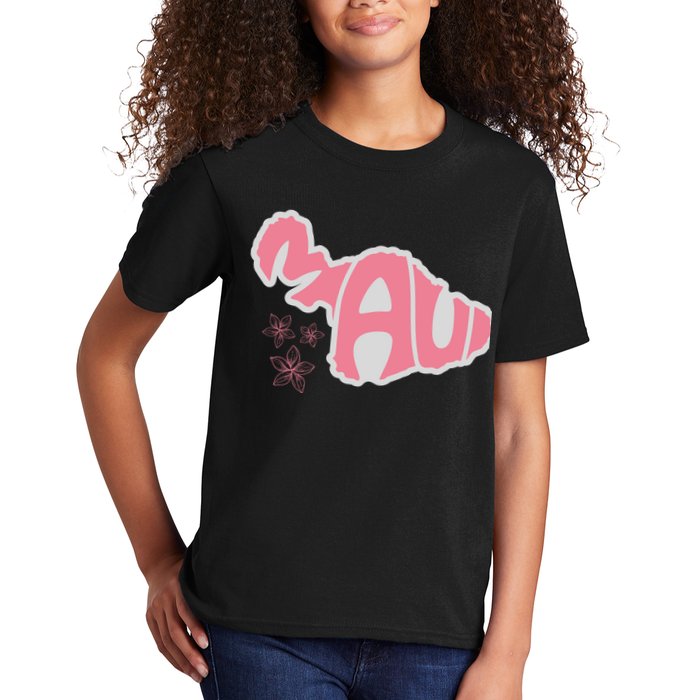 Maui Hawaii Floral Kids T-Shirt