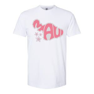 Maui Hawaii Floral Softstyle CVC T-Shirt