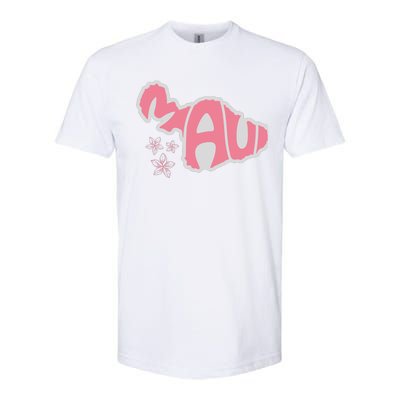 Maui Hawaii Floral Softstyle® CVC T-Shirt