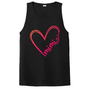 Mimi Heart Grandma For Christmas MotherS Day Gift PosiCharge Competitor Tank