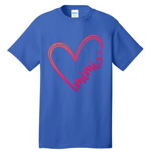 Mimi Heart Grandma For Christmas MotherS Day Gift Tall T-Shirt