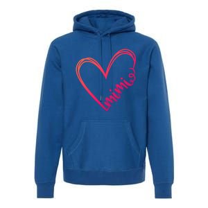 Mimi Heart Grandma For Christmas MotherS Day Gift Premium Hoodie