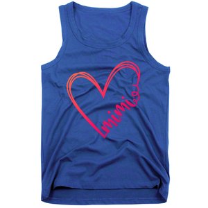 Mimi Heart Grandma For Christmas MotherS Day Gift Tank Top