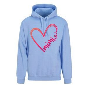 Mimi Heart Grandma For Christmas MotherS Day Gift Unisex Surf Hoodie