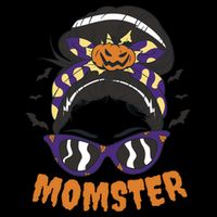 Momster Halloween Gift For Mom 16 in Basic Backpack