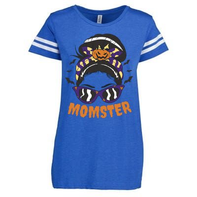 Momster Halloween Gift For Mom Enza Ladies Jersey Football T-Shirt