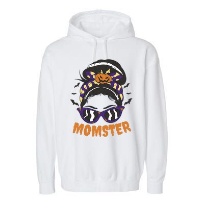 Momster Halloween Gift For Mom Garment-Dyed Fleece Hoodie