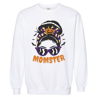 Momster Halloween Gift For Mom Garment-Dyed Sweatshirt