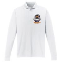 Momster Halloween Gift For Mom Performance Long Sleeve Polo