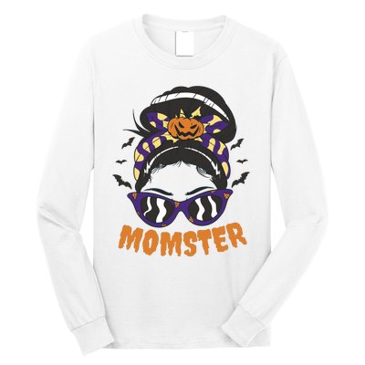 Momster Halloween Gift For Mom Long Sleeve Shirt