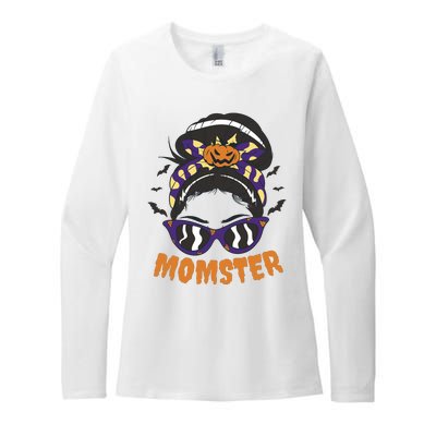 Momster Halloween Gift For Mom Womens CVC Long Sleeve Shirt