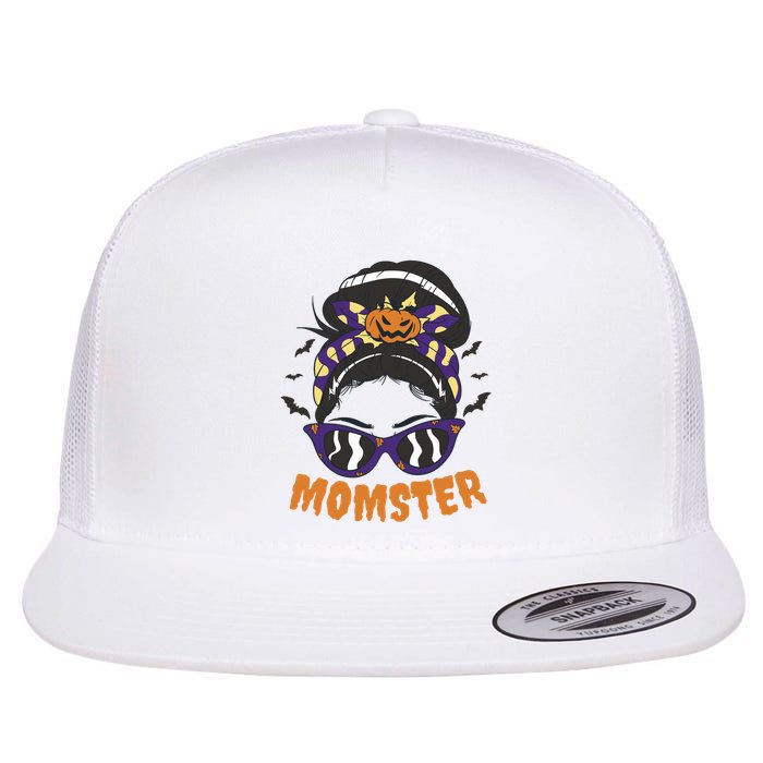 Momster Halloween Gift For Mom Flatbill Hat