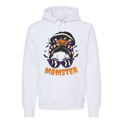 Momster Halloween Gift For Mom Premium Hoodie