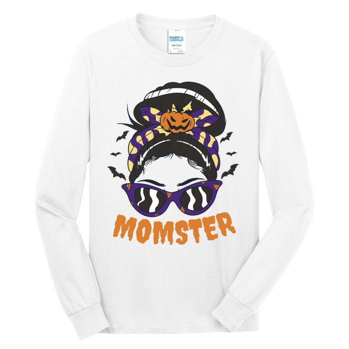 Momster Halloween Gift For Mom Tall Long Sleeve T-Shirt