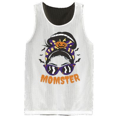 Momster Halloween Gift For Mom Mesh Reversible Basketball Jersey Tank