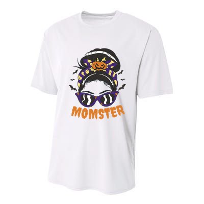 Momster Halloween Gift For Mom Youth Performance Sprint T-Shirt