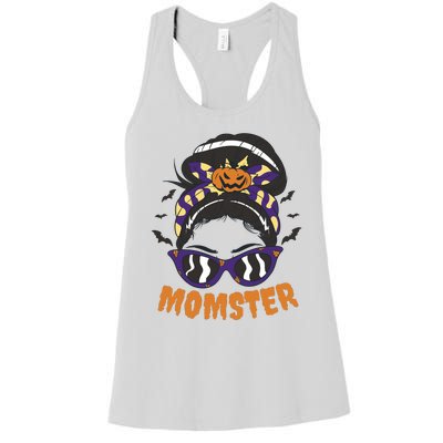 Momster Halloween Gift For Mom Women's Racerback Tank