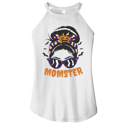 Momster Halloween Gift For Mom Women's Perfect Tri Rocker Tank