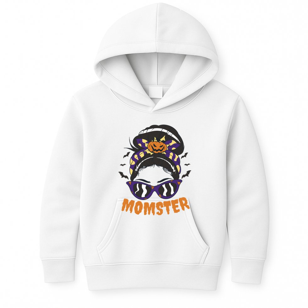 Momster Halloween Gift For Mom Kids Hoodie