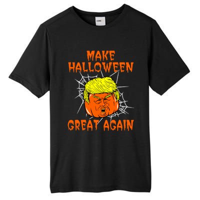 Make Halloween Great Again Halloween Party Trumpkin Gift Tall Fusion ChromaSoft Performance T-Shirt