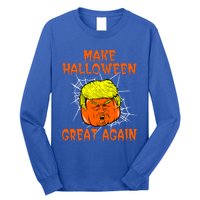 Make Halloween Great Again Halloween Party Trumpkin Gift Long Sleeve Shirt