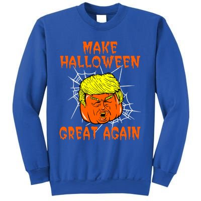 Make Halloween Great Again Halloween Party Trumpkin Gift Sweatshirt