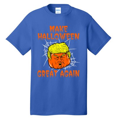 Make Halloween Great Again Halloween Party Trumpkin Gift Tall T-Shirt