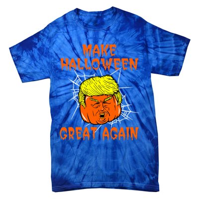 Make Halloween Great Again Halloween Party Trumpkin Gift Tie-Dye T-Shirt