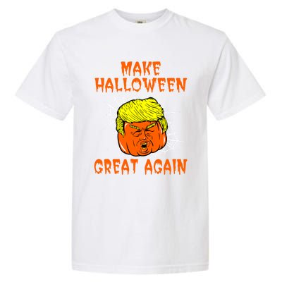 Make Halloween Great Again Halloween Party Trumpkin Gift Garment-Dyed Heavyweight T-Shirt