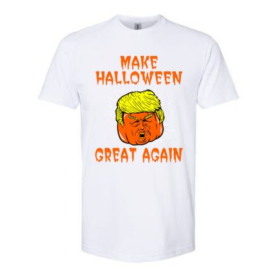 Make Halloween Great Again Halloween Party Trumpkin Gift Softstyle CVC T-Shirt