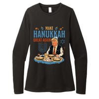 Make Hanukkah Great Again Trump Chanukkah Jewish Holiday Womens CVC Long Sleeve Shirt