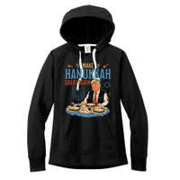 Make Hanukkah Great Again Trump Chanukkah Jewish Holiday Women's Fleece Hoodie