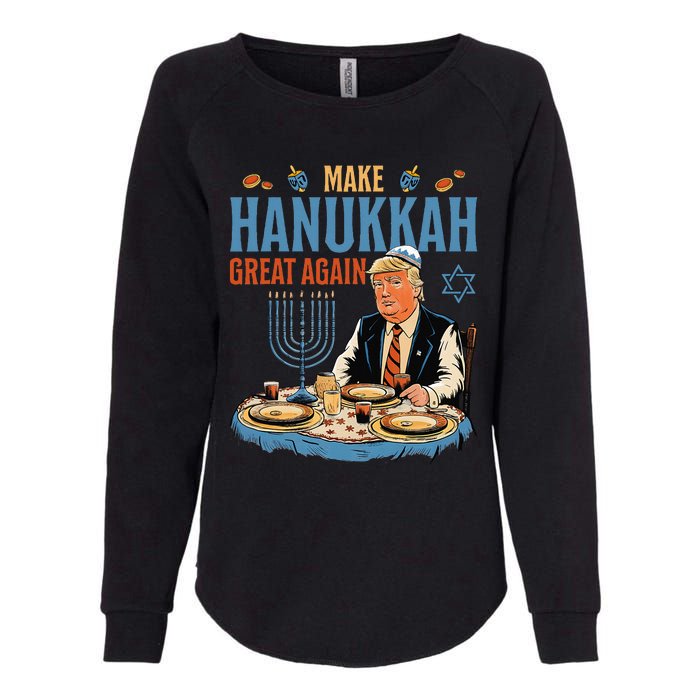 Make Hanukkah Great Again Trump Chanukkah Jewish Holiday Womens California Wash Sweatshirt