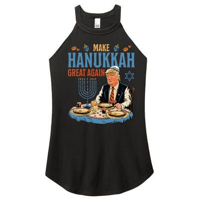 Make Hanukkah Great Again Trump Chanukkah Jewish Holiday Women's Perfect Tri Rocker Tank