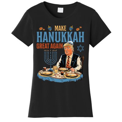 Make Hanukkah Great Again Trump Chanukkah Jewish Holiday Women's T-Shirt