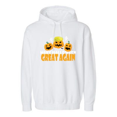 Make Halloween Great Again Meaningful Gift Garment-Dyed Fleece Hoodie