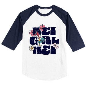 Moana Hei Girl Hei Rooster Baseball Sleeve Shirt