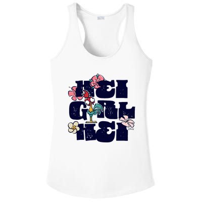 Moana Hei Girl Hei Rooster Ladies PosiCharge Competitor Racerback Tank