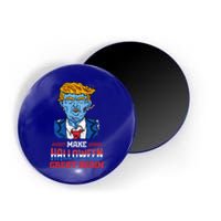 Make Halloween Great Again Funny Donald Trump Zombie Gift Magnet