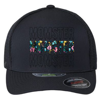 Momster Halloween  Gift For Halloween Flexfit Unipanel Trucker Cap