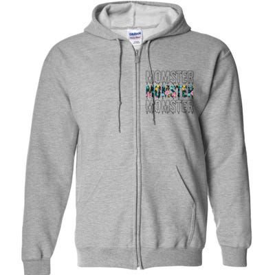 Momster Halloween  Gift For Halloween Full Zip Hoodie