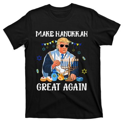 Make Hanukkah Great Again Trump Jewish Ugly Chanukah Gift T-Shirt