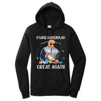 Make Hanukkah Great Again Trump Jewish Ugly Chanukah Gift Women's Pullover Hoodie