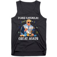 Make Hanukkah Great Again Trump Jewish Ugly Chanukah Gift Tank Top