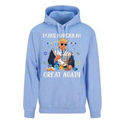 Make Hanukkah Great Again Trump Jewish Ugly Chanukah Gift Unisex Surf Hoodie