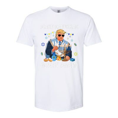 Make Hanukkah Great Again Trump Jewish Ugly Chanukah Gift Softstyle CVC T-Shirt