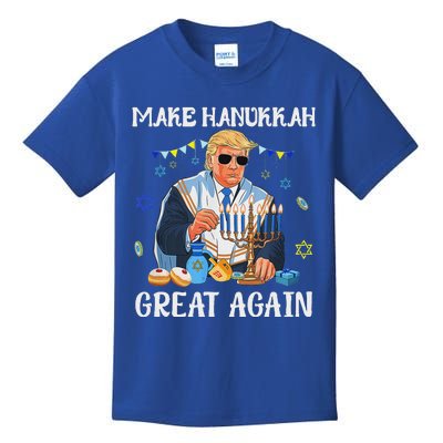 Make Hanukkah Great Again Trump Jewish Ugly Chanukah Sweater Kids T-Shirt