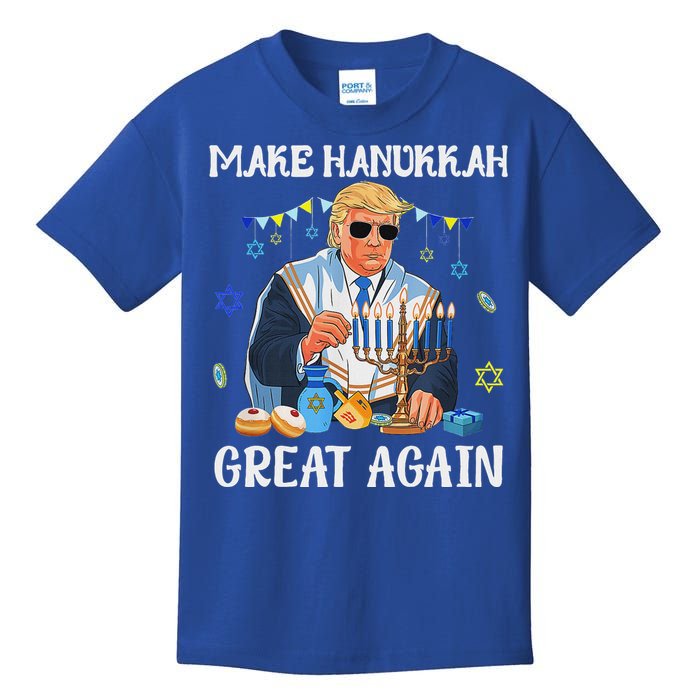 Make Hanukkah Great Again Trump Jewish Ugly Chanukah Sweater Kids T-Shirt