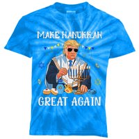 Make Hanukkah Great Again Trump Jewish Ugly Chanukah Sweater Kids Tie-Dye T-Shirt