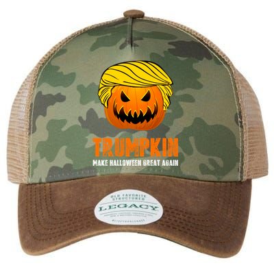 Make Halloween Great Again Trumpkin Cool Gift Legacy Tie Dye Trucker Hat